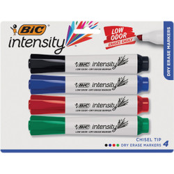 Bic Great Erase Grip Extra Large Dry Erase Marker Assortment (4-Pack)