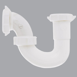 Do it Best 1-1/2 In. White Polypropylene Sink Trap with Reducer Washer DIB20960
