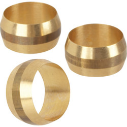 Do it 1/2 In. Brass Compression Sleeve (3-Pack) 458613