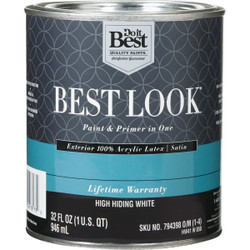 Best Look Ext Sat H Hide Wht Paint HW41W0850-14