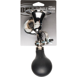 Bell Sports Chrome-Plated Steel Bugle Bicycle Horn 7122106