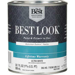 Best Look Int Sat Ultra Wht Paint HW33W0800-14