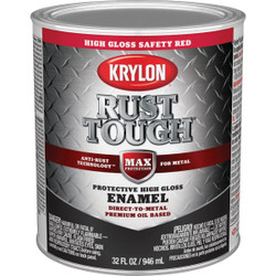 Krylon Safety Red Rust Enamel K09712008 Pack of 2