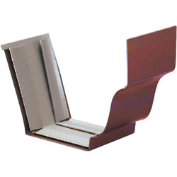 Spectra Metals 5 In. Aluminum Brown Slip-Joint Gutter Connection 5SJCRTB