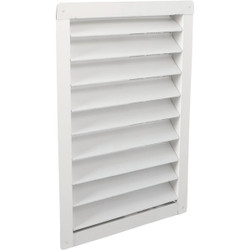 Air Vent 12" x 18" Rectangular White Gable Attic Vent 81214 Pack of 6