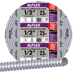 Southwire 1/2 In. x 25 Ft. Aluminum Flexible Flexible Metal Conduit 55082121