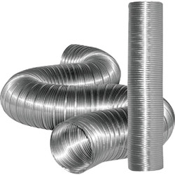 Dundas Jafine 6 In. x 8 Ft. Aluminum Semi-Rigid Dryer Duct MFX68X Pack of 4