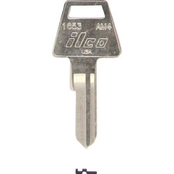 ILCO American Nickel Plated House Key, AM4 / 1653 (10-Pack) AL00000722