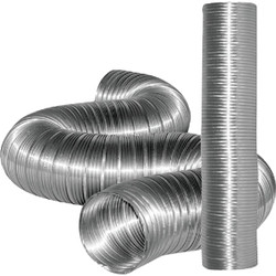 Dundas Jafine 4 In. x 8 Ft. Aluminum Semi-Rigid Dryer Duct MFX48X Pack of 10