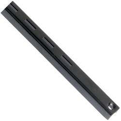 Knape & Vogt 80 Series 36 In. Black Steel Adjustable Shelf Standard 80 BLK 36