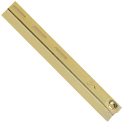 Knape & Vogt 80 Series 24 In. Brass Adjustable Shelf Standard 80 BR 24