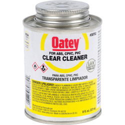 Oatey 8 Oz. All-Purpose Clear PVC Cleaner 30782