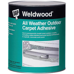 DAP Weldwood All Weather Outdoor Carpet Adhesive, Quart 00442