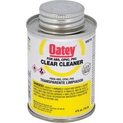 Oatey 4 Oz. All-Purpose Clear PVC Cleaner 30779
