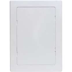 Oatey 6 In. x 9 In. White Plastic Wall Access Panel 34055