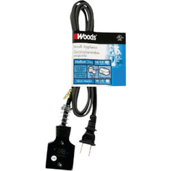 Woods 6 Ft. 16/2 15A Roaster & Appliance Cord 290