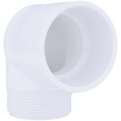 Charlotte Pipe 2 In. Slip x Male Schedule 40 90 Deg. Street PVC Elbow (1/4 Bend)