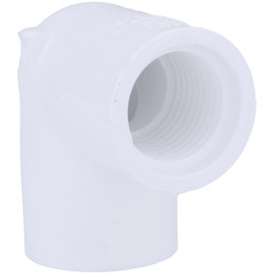 Charlotte Pipe 1/2" Pvc Fipxs 90d Elbow PVC 02301  0600HA