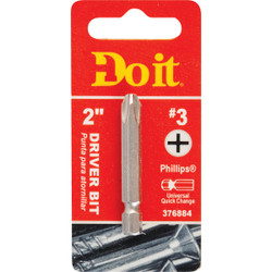 Do it #3 Phillips 2 In. Power Screwdriver Bit 305111DB