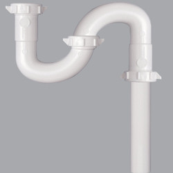 Do it Best 1-1/4 In. x 1-1/4 In. White Plastic S-Trap DIB20943