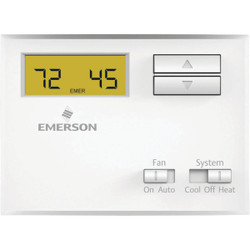 White Rodgers Non-Programmable White Digital Thermostat NP110