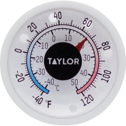 Taylor 1-3/4 In. Dia. Stick-on Thermometer 5380N