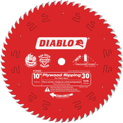 Diablo 10 In. 30-Tooth Plywood Ripping Circular Saw Blade D1030X