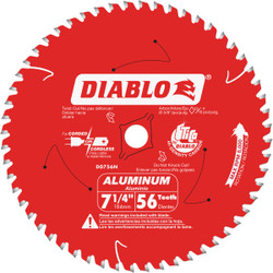 Diablo 7-1/4 In. 56-Tooth Aluminum Circular Saw Blade D0756NA Pack of 5