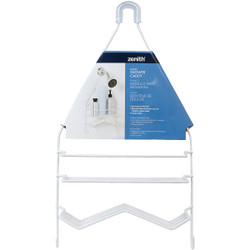 Zenith Zenna Home White 10 In. x 17-3/4 In. Shower Caddy 7518W