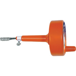 General Wire 3/8 In. x 25 Ft. Plastic Drum Drain Auger 3825PL