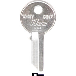 ILCO Chicago Nickel Plated Desk Key CG17 / 1041Y (10-Pack) AL3202003B