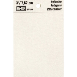 Hy-Ko 3 In. Vinyl Adhesive Symbol, Blank Pack of 10