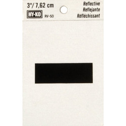 Hy-Ko 3 In. Vinyl Adhesive Symbol, Hyphen RV-50/HY Pack of 10