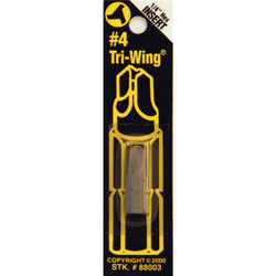 Best Way Tools #4 Tri Wing Security 1 In. 1/4 In. Hex Screwdriver Bit B88003