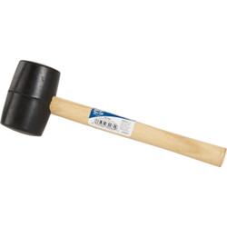 Smart Savers 16 Oz. Rubber Mallet with Wood Handle CC101007 Pack of 12