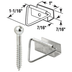 Prime-Line 7/16 In. Bottom Latch Screen Frame Fastener (4-Pack) PL7762