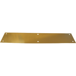 Tell 3.5 In. x 15 In. Brass Push Plate DT100071