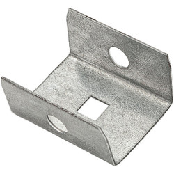 National Hardware Galvanized Box Rail Steel Barn Door Rail End Cap N104-307