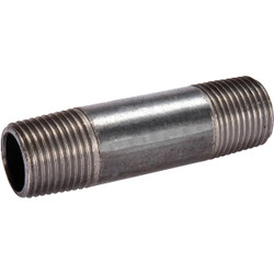 Southland 1-1/2 In. x 4 In. Schedule 40 Steel Black Iron Nipple 20806