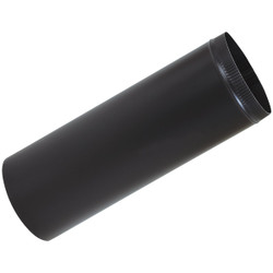Imperial Snaplock 8 In. x 24 In. 1200 F Black Stove Pipe BM0113