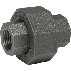 Anvil 1/2 In. Ground Joint Malleable Black Iron Union 8700162954