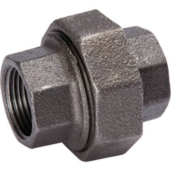 Southland 1 In. Ground Joint Malleable Black Iron Union 521-705BG