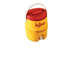 400 Series Cooler, 2 gal, Red/Yellow