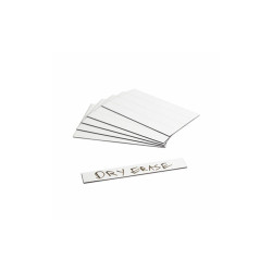 U Brands Dry Erase Magnetic Tape Strips, 6" X 0.88", White, 25/pack 5156U00-08