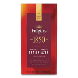 1850 Coffee, Trailblazer, Dark Roast, Ground, 12 Oz Bag 2550060515