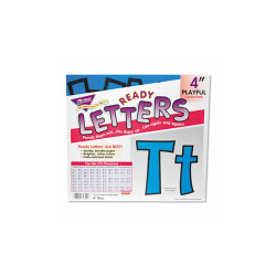 TREND® Ready Letters Playful Combo Set, Blue, 4"h, 216/set T79744