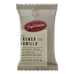 PapaNicholas® Coffee Premium Coffee, French Vanilla, 18/carton 25188