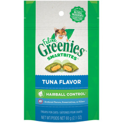 Greenies SmartBites Tuna 2.1 Oz. Hairball Control Cat Treats 428591