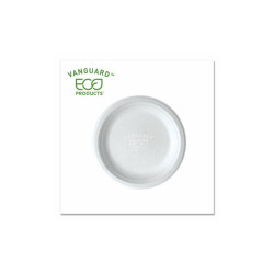 Eco-Products® PLATE,6" SUGARCANE,WH EP-P016NFA