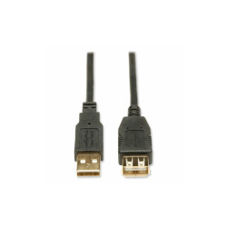 Tripp Lite USB 2.0 A Extension Cable, 10 ft, Black U024-010